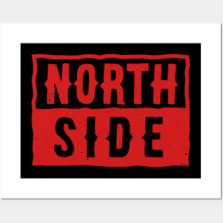 North Side (red - white) [Rx-Tp] Posters and Art